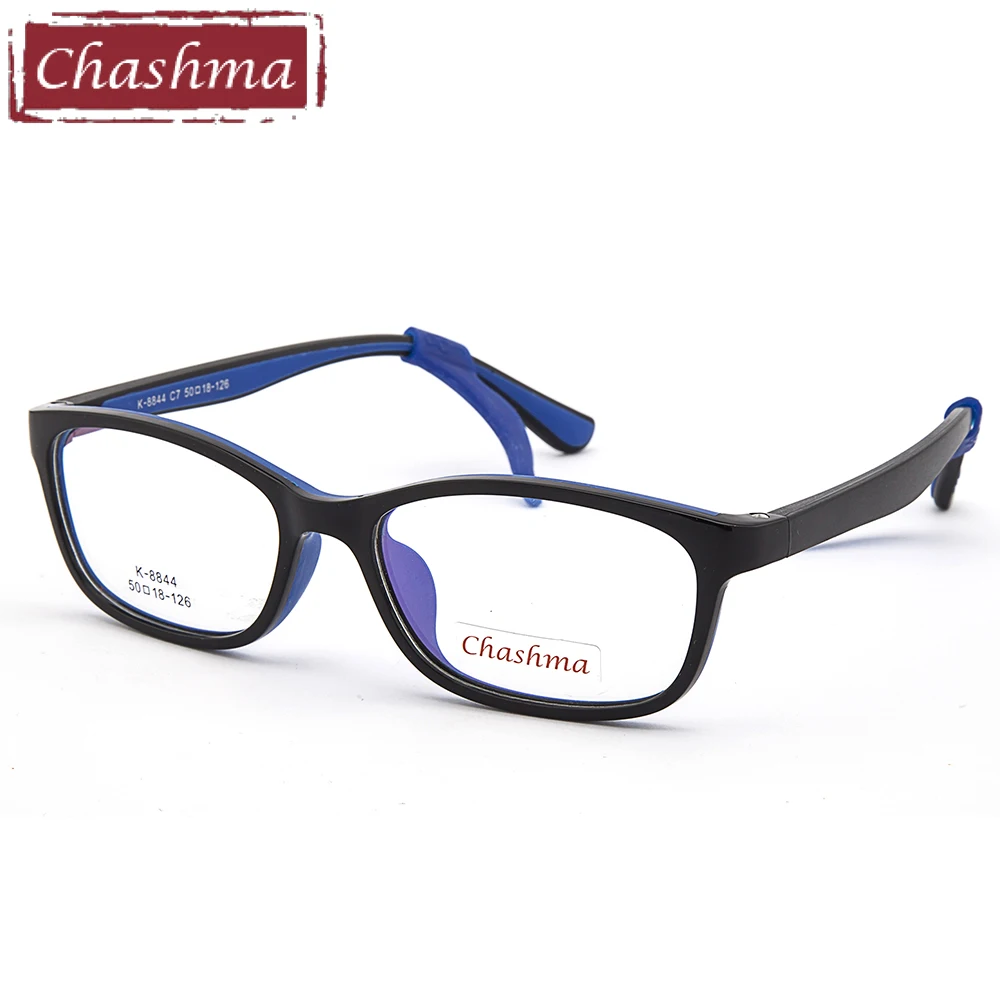 

Chashma Frame Kids Trend Eyeglasses Frames 8-10 Years Old Child TR 90 Flexible Light Spectacles for Girls and Boys