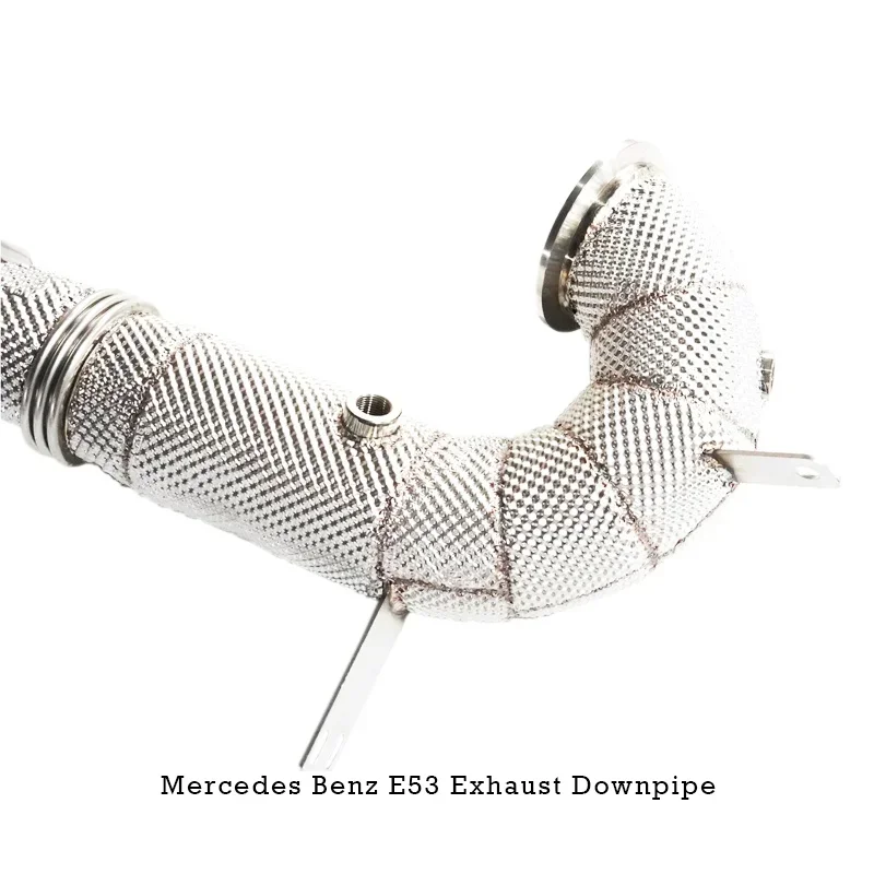 Section High flow Pipes branch downpipe Exhaust Pipe with catalystfor E53 -