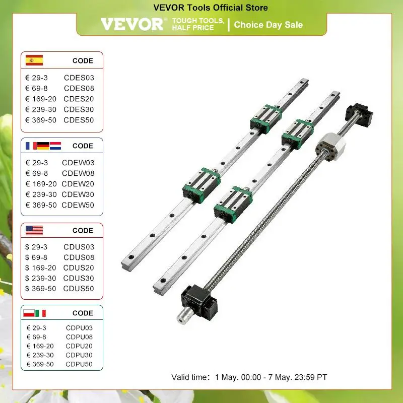 Premium HGR20 Linear Guide Rail Kit for CNC