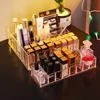 Clear Large Makeup Holder Eyeshadow Palette Storage Organizer Cosmetic Stand Multifunctional Lipstick Storage Box 4