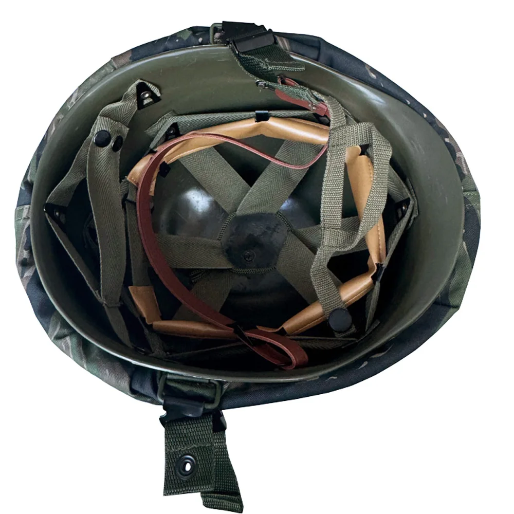 WWII WW2 M1 Tabby Striped Helmet Cover American Soldier Retro Gear M1M35 Vintage Equipment War Helmet Trim