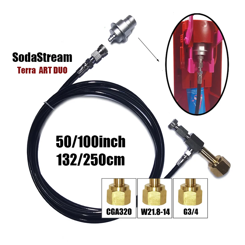 TerraSodastreamDuoArtQuickConnectAdapterAdaptorExternalCO2