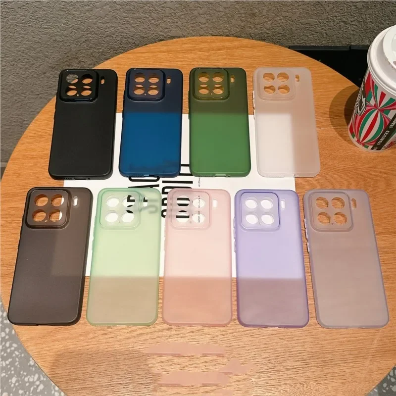 Ultra Thin Transparent Matte Silicone Back Cover - 0.3mm Slim Soft Bumper Case