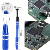 Extracteur de puces IC à 4 griffes, outil de démontage de pièces de précision, extracteur de ramassage pour outil de réparation d'écrous de composants électroniques 5