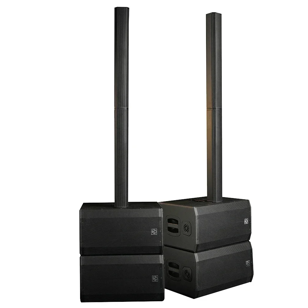 

ACC Pro Audio AC24 patent Modular Design RMS 2* 800W High Power Portable detachable PA sound System Active Column Speakers box