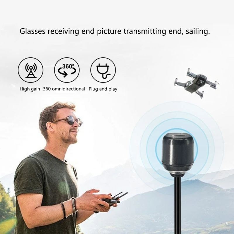 All Directional 5.8G Drones Antennae Lightweighted For Optimal Video Feedback And Aerial Photography Video Stability F19E