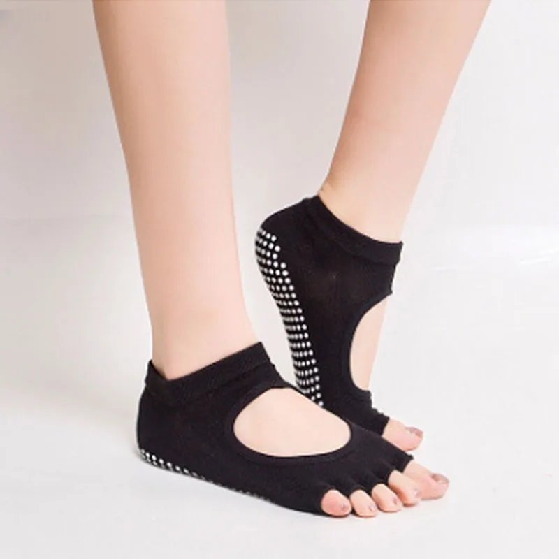 Belly Dance Costume Practice Socks Belly Dance Yoga Practice Cotton Socks Open Toe Adult Women ballet Dancewear