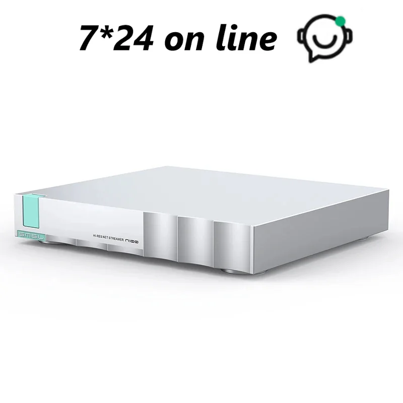 SMSL N100 Hi-Res Net Streamer Multi-input interface support TIDAL QOBUZ Airplay DLAN ROON LAN WiFi MQA Bluetooth Optical Coaxial