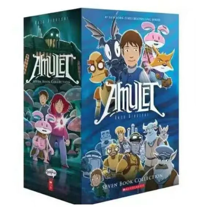 

Amulet 1-7 Box Set Amulet Full Color Comics Magic Baby Chapter Bridge Book