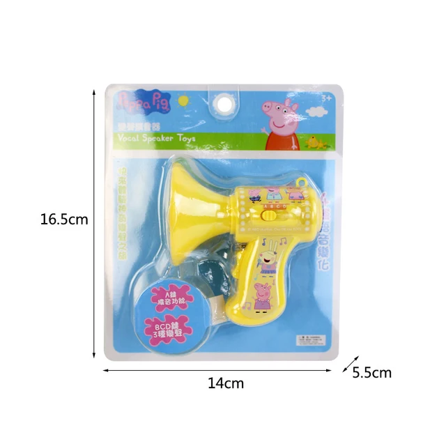 Peppa Pig Children Handheld Loudspeaker Fun Voice Changing Amplifier Theme Party Educational Toys Musical Instruments Kids Gifts 6
