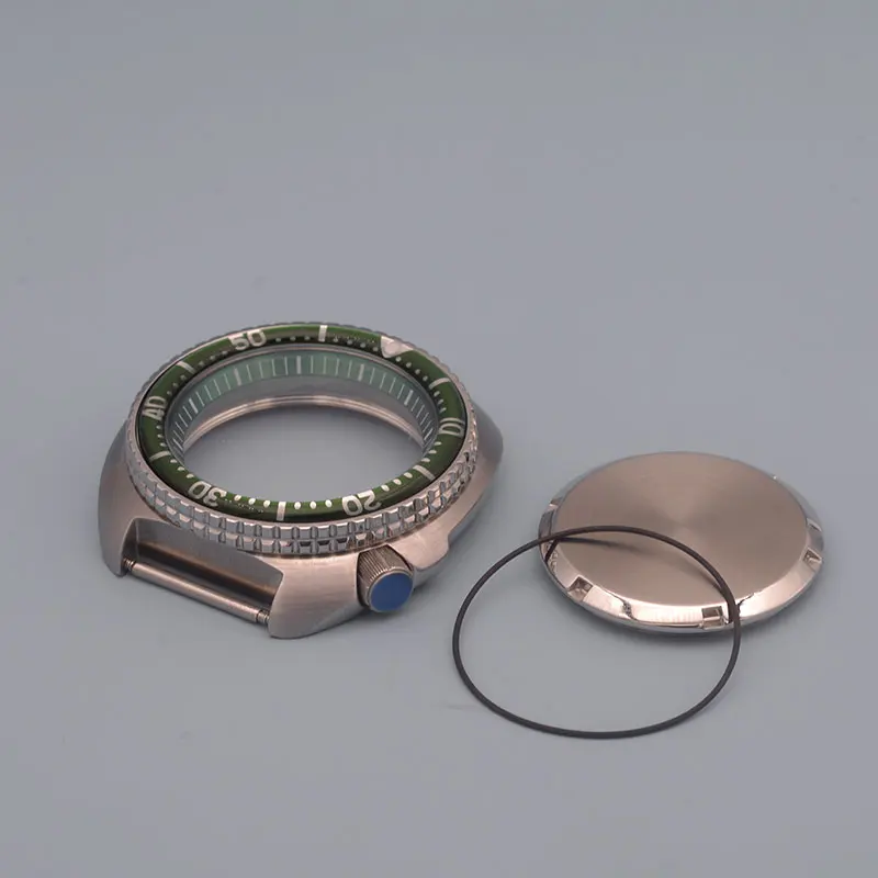 Enhanced Waterproof Diving Watch Case with Resin Bezel