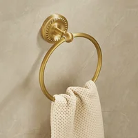 โบราณแปรงทองเหลืองอุปกรณ์ห้องน้ําชุดชั้นวางผ้าเช็ดตัวสุขาผู้ถือกระดาษสบู่ผู้ถือผ้าเช็ดตัวชุดอุปกรณ์ห้องน้ํา 4