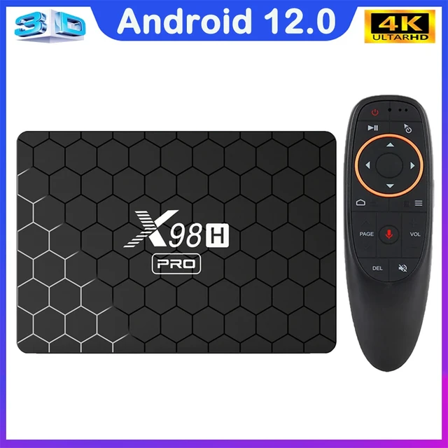 Dispositivo de TV inteligente X98H PRO, decodificador con Android 12, 16  GB, 32 GB, 4GB, 64GB, Allwinner H618, 1000M, BT5, banda Dual, Wifi6, 1080P,  BT, reproductor multimedia 6K - AliExpress