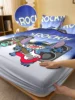 1 cartoon cute Stitch pattern digital printed frosted Fitted Sheet,bedroom printed bed cover,bedding(No pillowcase) 1