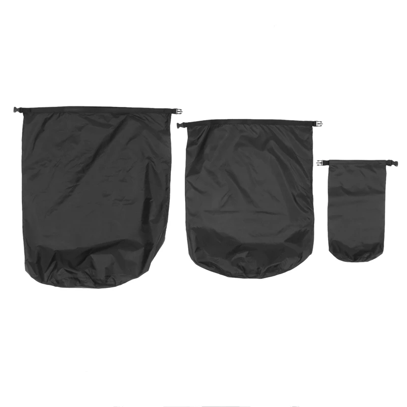 

3Pcs 8L 40L 70L Swimming Bag Portable Waterproof Dry Bag Storage Pouch Bag For Camping Hiking Trekking Boating