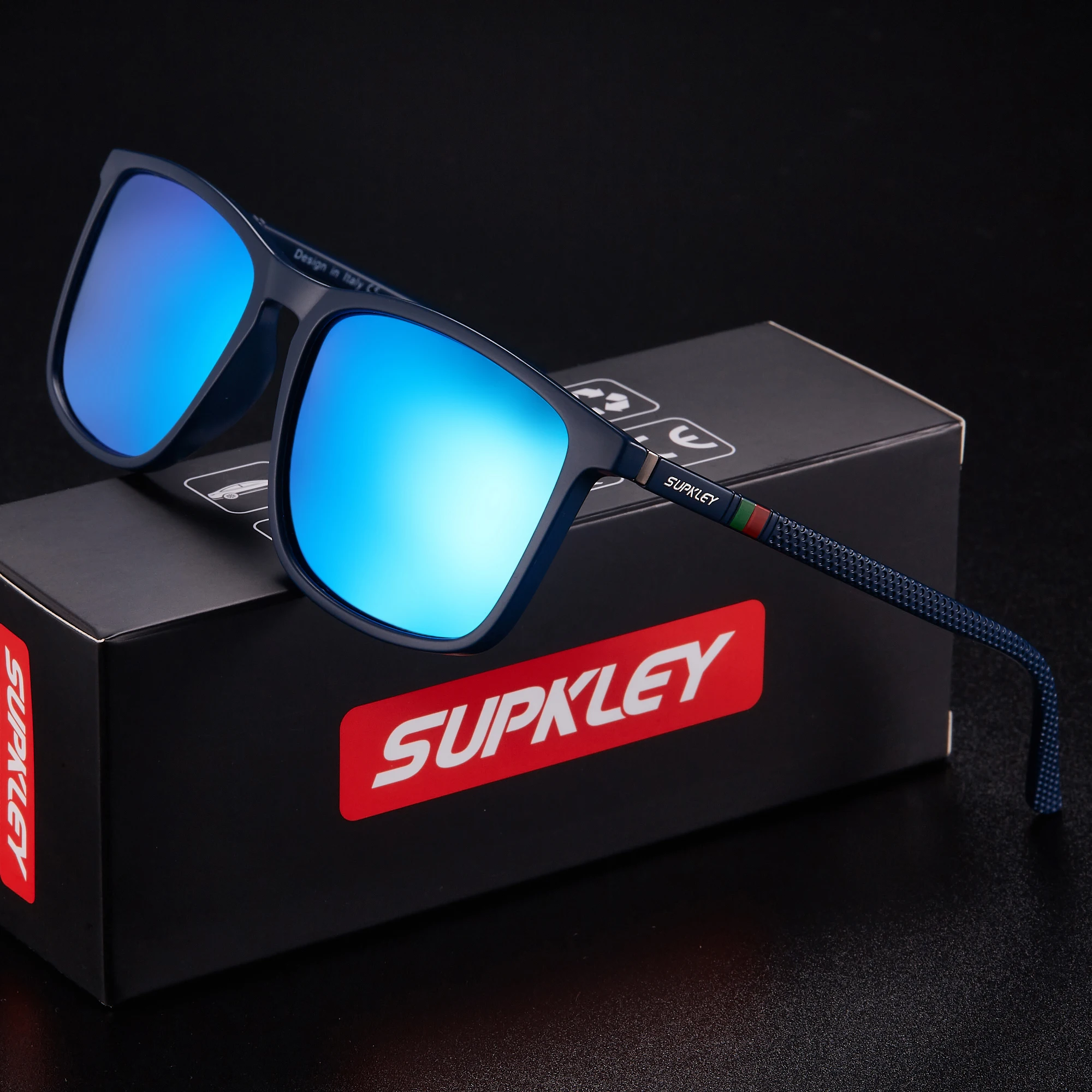SUPKLEY Sports Sunglasses for Men Polarized Comfortable Wear