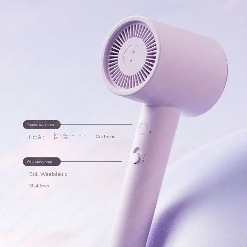 XIAOMI MIJIA H301 Portable Anion Hair Dryers Quick Dry Negative Ion Hair Professional 25m/s Wind Speed 1800W Electric Dryer