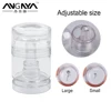 ANGNYA Adjustable Size Nail Stamper Transparent Jelly Silicone Stamp for French Nails Manicuring Kits Nail Art Stamping Tool 1