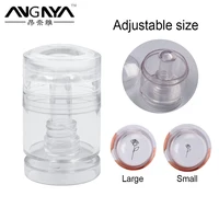 ANGNYA Adjustable Size Nail Stamper Transparent Jelly Silicone Stamp for French Nails Manicuring Kits Nail Art Stamping Tool 1