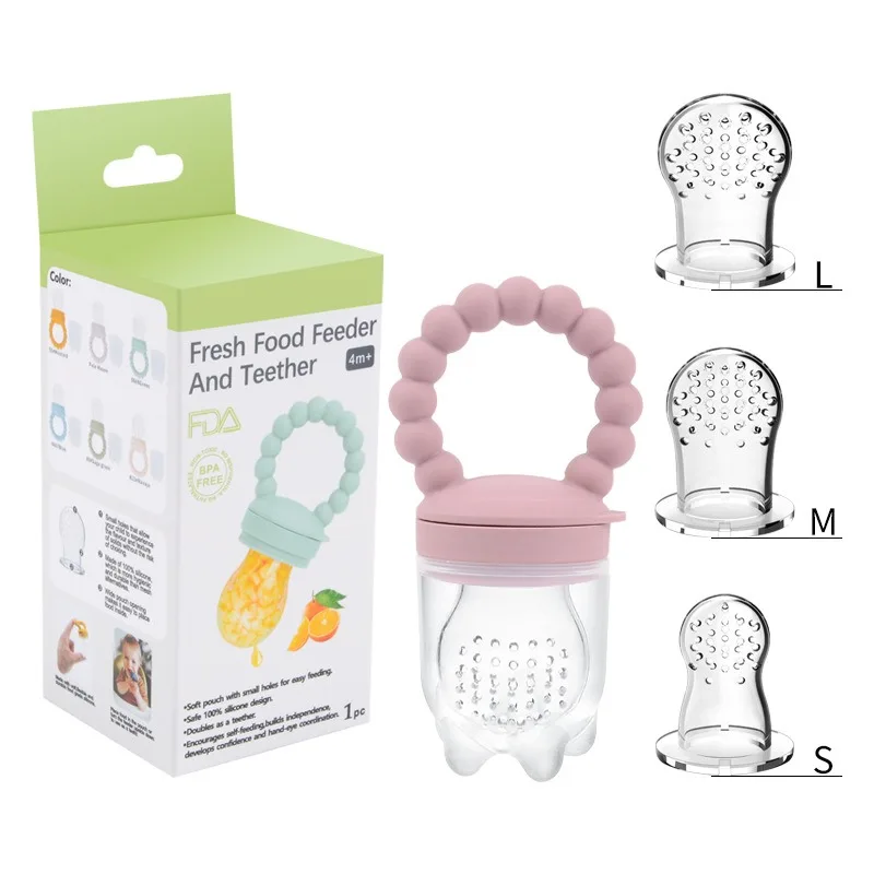 

Fresh Fruit Food Safe Baby Pacifiers Feeder Fruit Feeding Baby Food Container Pacifier Bottles Baby Bottle Kid Fruit Nipple Teat