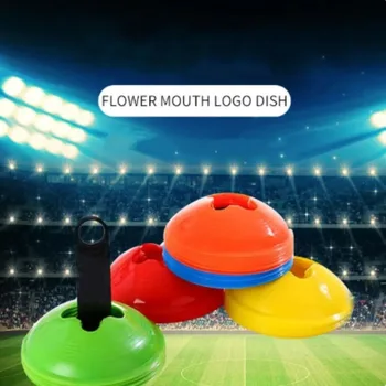 Agility Disc Cone Set Football Training Saucer Cones Marker Discs Multi Sport Training Space Cones Training Accessories