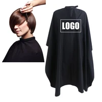 Custom Logo Waterproof Salon Hairdresser Haircut Cover Colored Hair Dust Proof Apron Styling Cloth Barber Shop Apron Cape 1