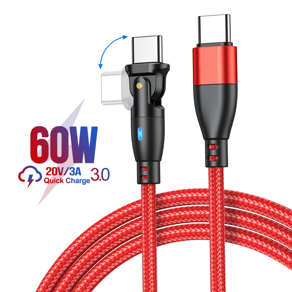 100W USB-C to Type-C Fast Charging Cable, 3M Length