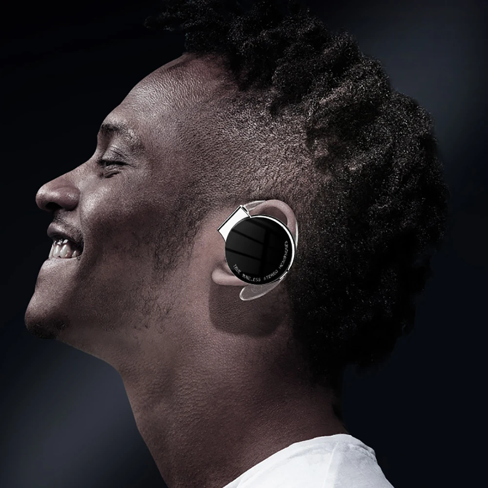 F2 TWS Bluetooth-compatible5.2 Earphones With Microphones Sport Ear Hook LED Display Wireless Headphones HiFi Stereo Earbuds