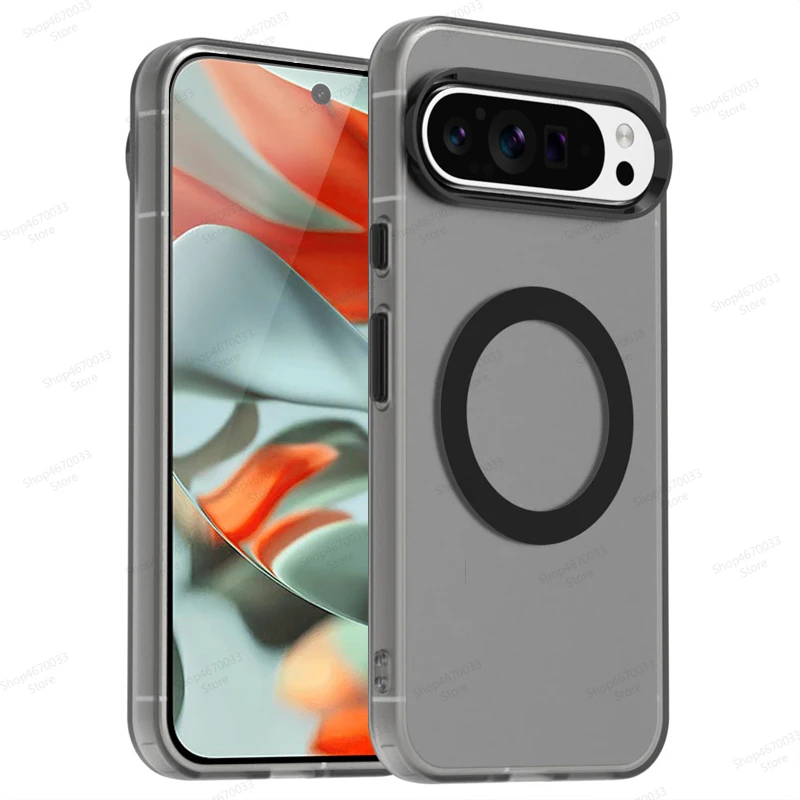 Frosted Armor Magnetic Shockproof Bumper Case