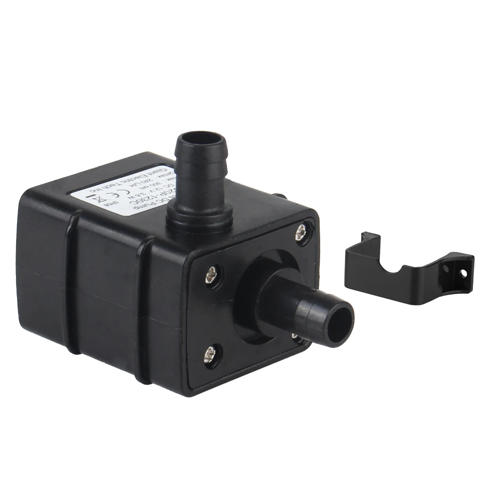 DC12V Brushless Small Water Pump for Garden Pond Fish Tank Mini Submersible Pump Micro 5V USB Pumping Water Circulation 120L/H