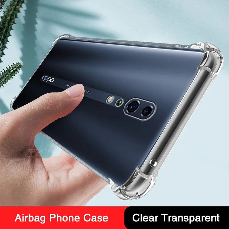 Captor Cover Trasparente per Oppo Reno 4Z, Custodia TPU in Silicone Flessibile Morbida e Sottile, Protezione Full Body con Bordo Rialzato per Schermo e Fotocamera