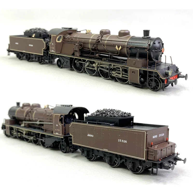 Train Model 1:87 HO Digital Sound Effect Smoke 141 Steam Up and Down MB155S Brown Electric Toy Train Without Board