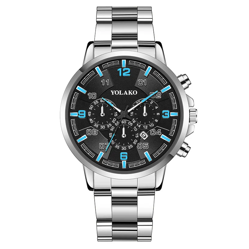 

2023 New Fashion Men Luxury Stainless Steel Casual Quartz Watch Mens Sports Army Military Wrist Watches Relogio Masculino Clock
