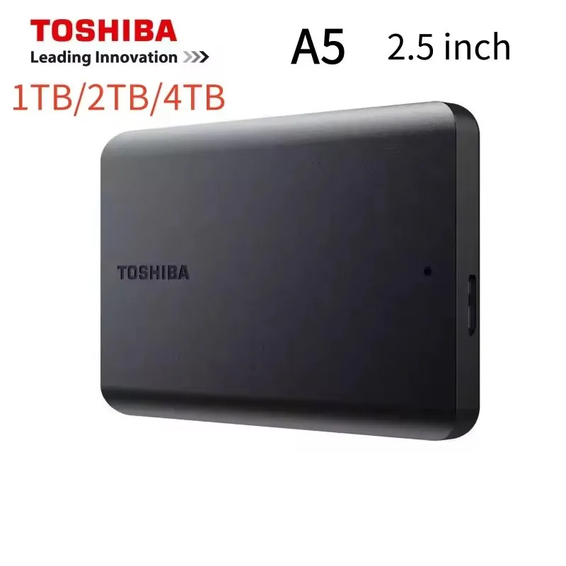 Toshiba A5 External hard drive 2TB 1TB 4TB Canvio Basics Series New USB 3.2 Gen1 MHD Portable Hard Drive HDTB5***A