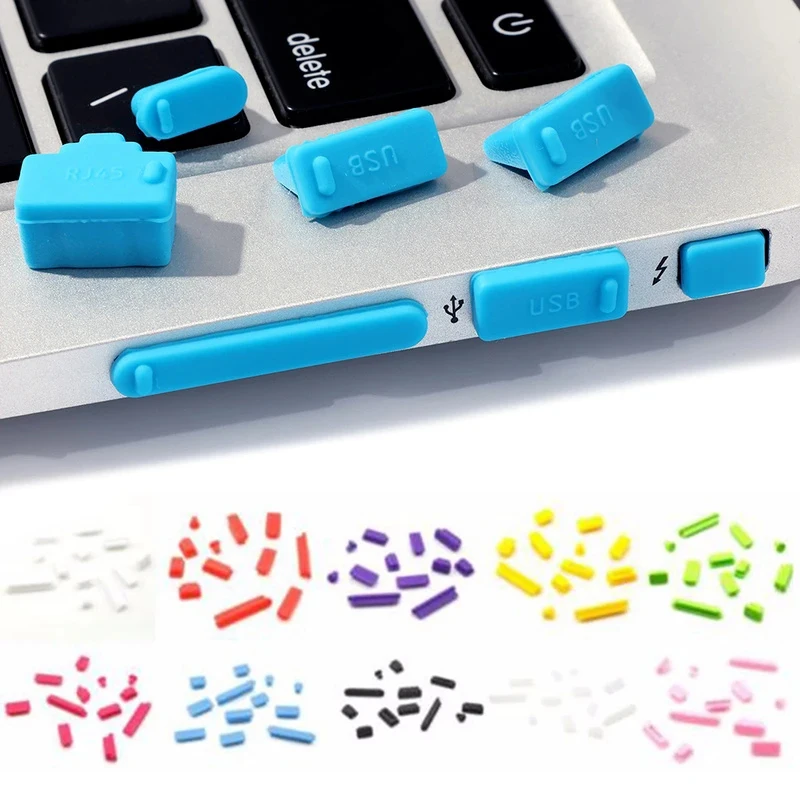 Silicone Anti Dust Plug Set for Laptop and Computer