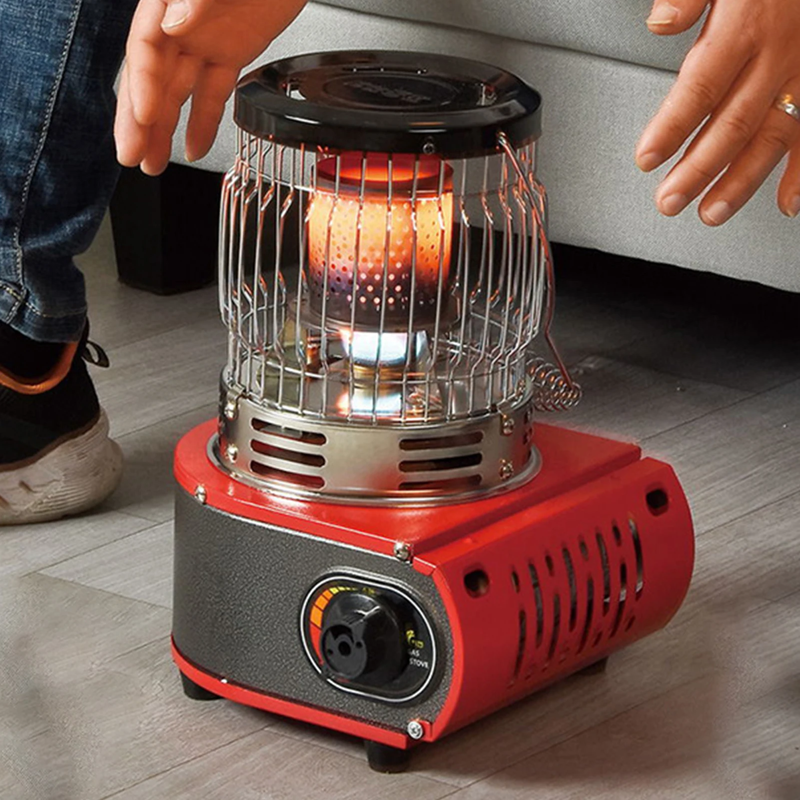Portable Gas Heater Camping Camping Heating Stove With Handle Heating Stove  Outdoor For Camping Caravan Tent Fishing Heating - AliExpress