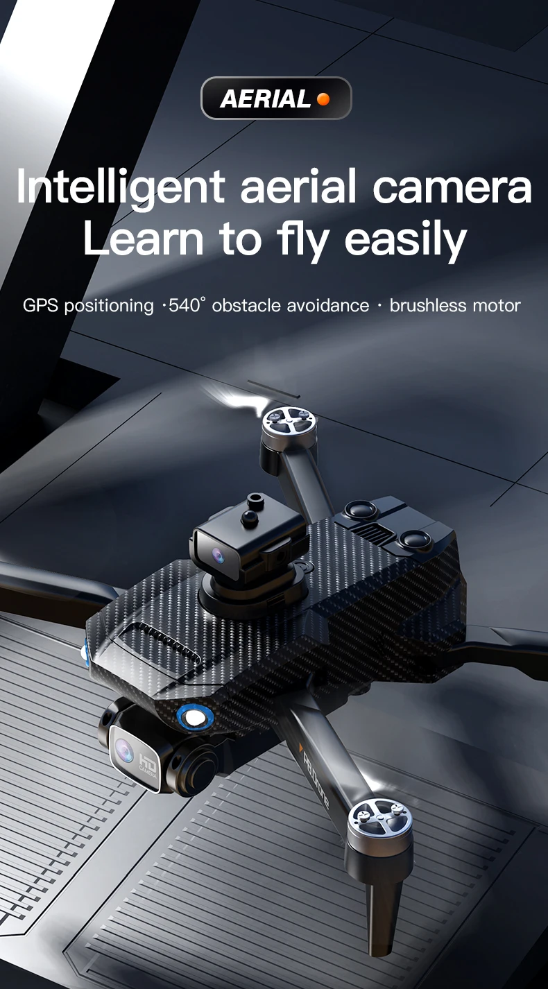 Description Picture 2 of itemBrushless GPS 8K Dual Camera With Obstacle Avoidance RC Quadcopter Helicopter P8 Pro Drone