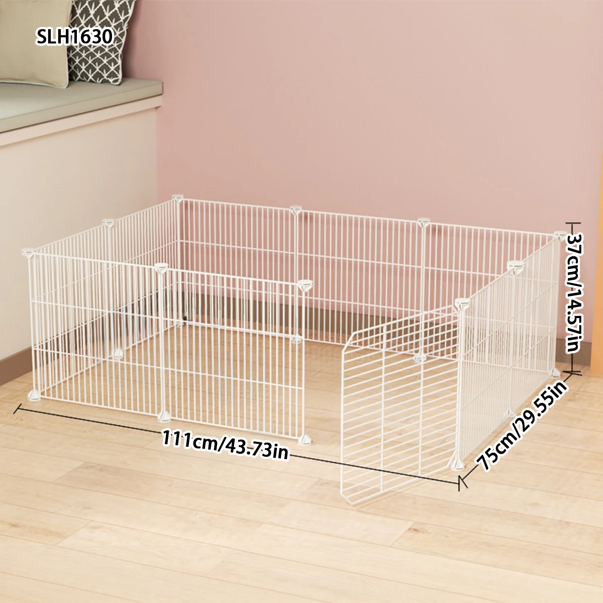 Honey glider cage Encrypted small hamster cage Home luxury villa rabbit iron mesh combination pet Chinchillas