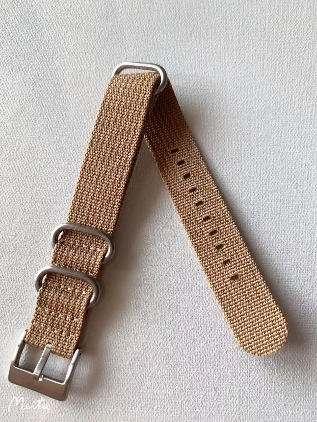 Universal Nylon NATO Watch Strap with Stainless Steel Buckle