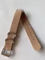 Brown-silver buckle
