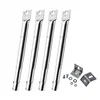 4pcs Scalable BBQ Gas Grill Tube Burners Adjustable 30-45cm Replaced Stainless Steel Tool Universal Replacement Home 3