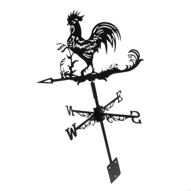 Eisen Metall Wetterfahne Familienname Wind Richtung Licht Wetter Dach Montieren Windfahne Outdoor Zubehör B03E – Detail 8