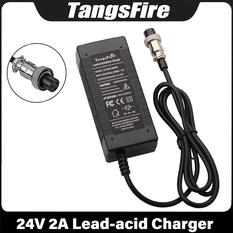 Output 24V 2A Lead-Acid Battery Charger For 28.8V Lead-Acid Battery Pack Charger Selectable EU/US/UK/AU/KR Plug charger adapter battery charger battery charger adapter