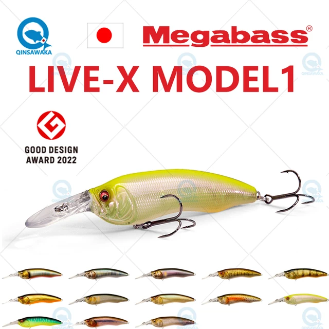 2022 New GOOD DESIGN AWARD JAPAN Megabass LIVE-X 74mm 10.6g Yuki Ito  Floating Fishing