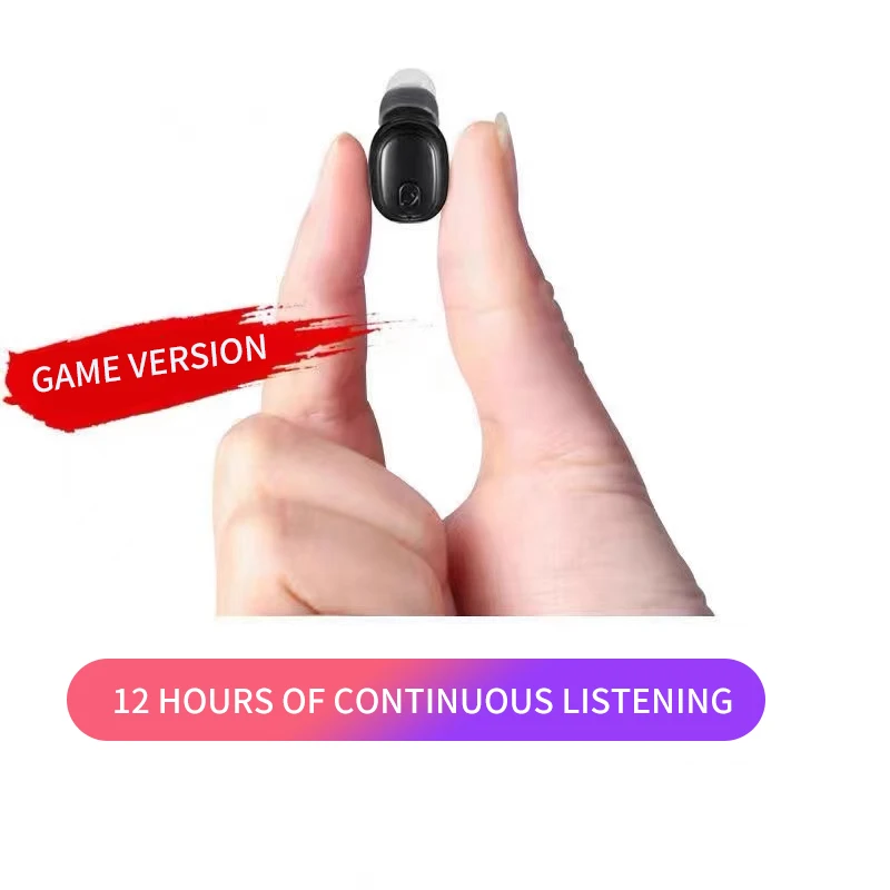 Беспроводные наушники TWS Bluetooth-наушники миниатюрные одиночные с микрофоном