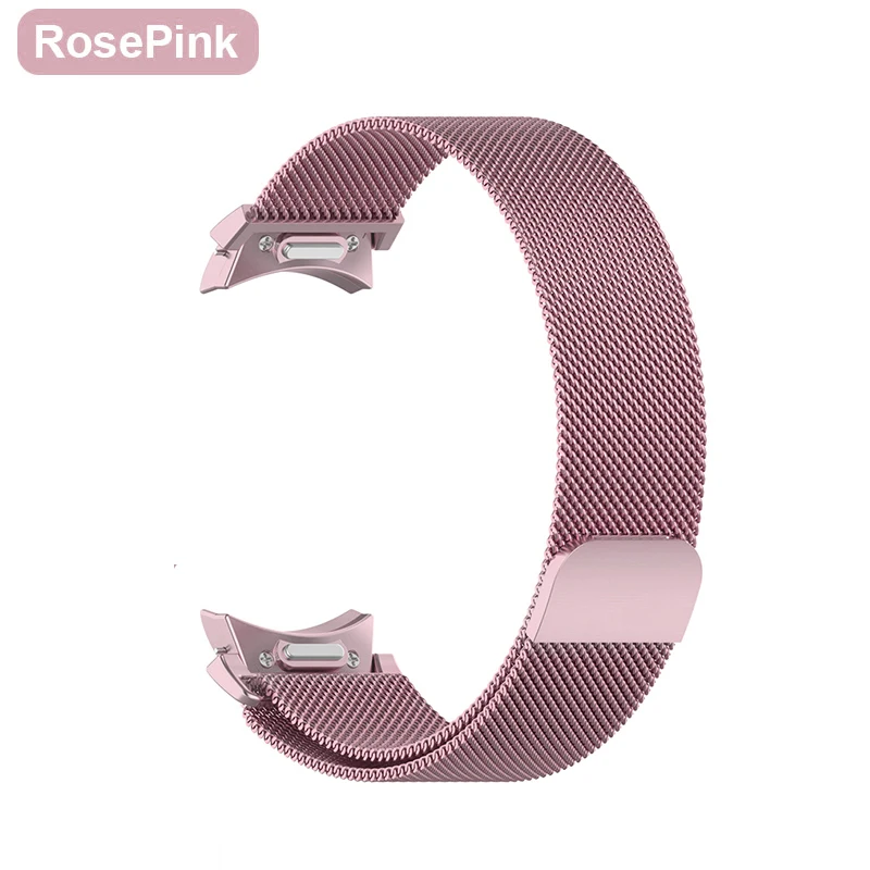 Magnetic Loop Metal Watch Band with Screen Protector Case