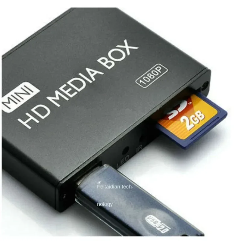 

Мини-медиаплеер 1080P Full HD-Поддержка AV HDMI USB