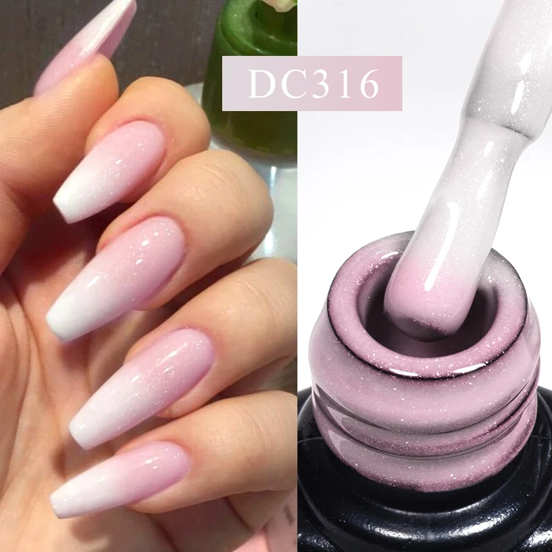 오로라스 써멀 러버 베이스 젤 네일 폴리쉬 온도 변색 세미 퍼머넌트 바니쉬 쏙 오프 셀프 레벨링 UV LED 젤