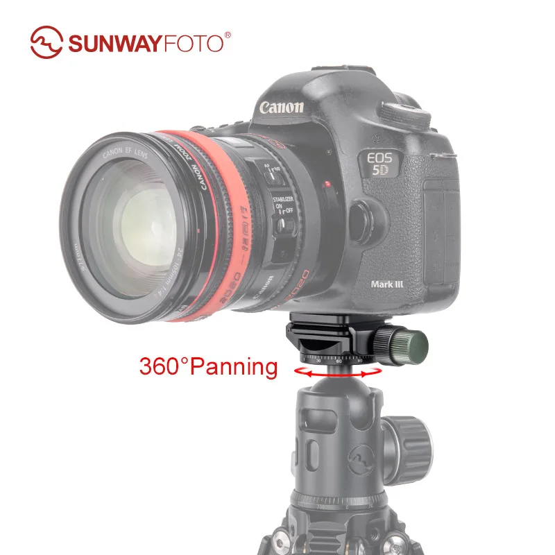 SUNWAYFOTO 40mm PC-40 360 Arca Swiss Clamp and Quick Release Plate SP-38QB