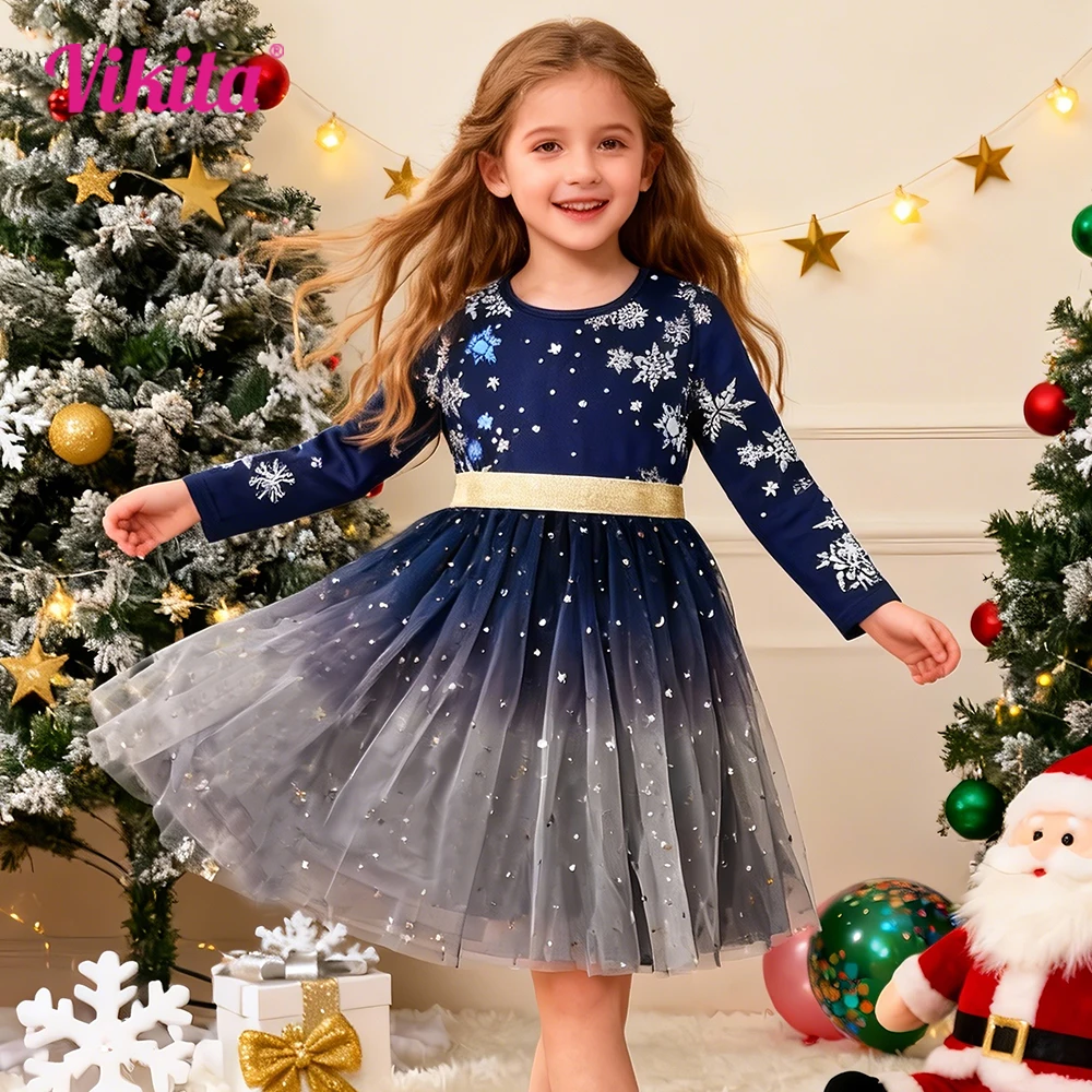 winter festival dresses Luna Dress Confetti – Noralee main image 0